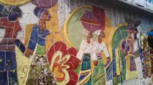 fresque murale de Goyi score Paul Ahyi